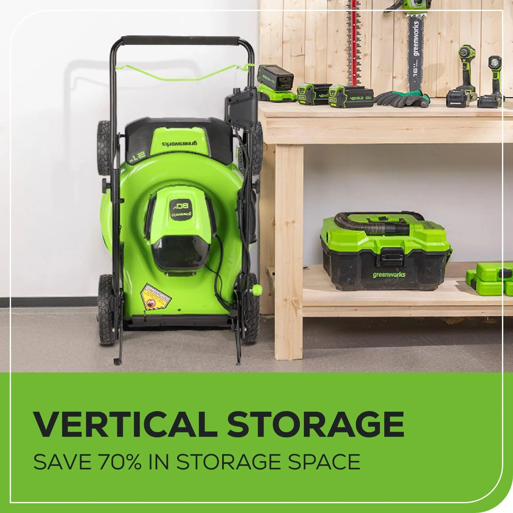 Greenworks 80V 21" Brushless Cordless Lawn Mower - Image 9